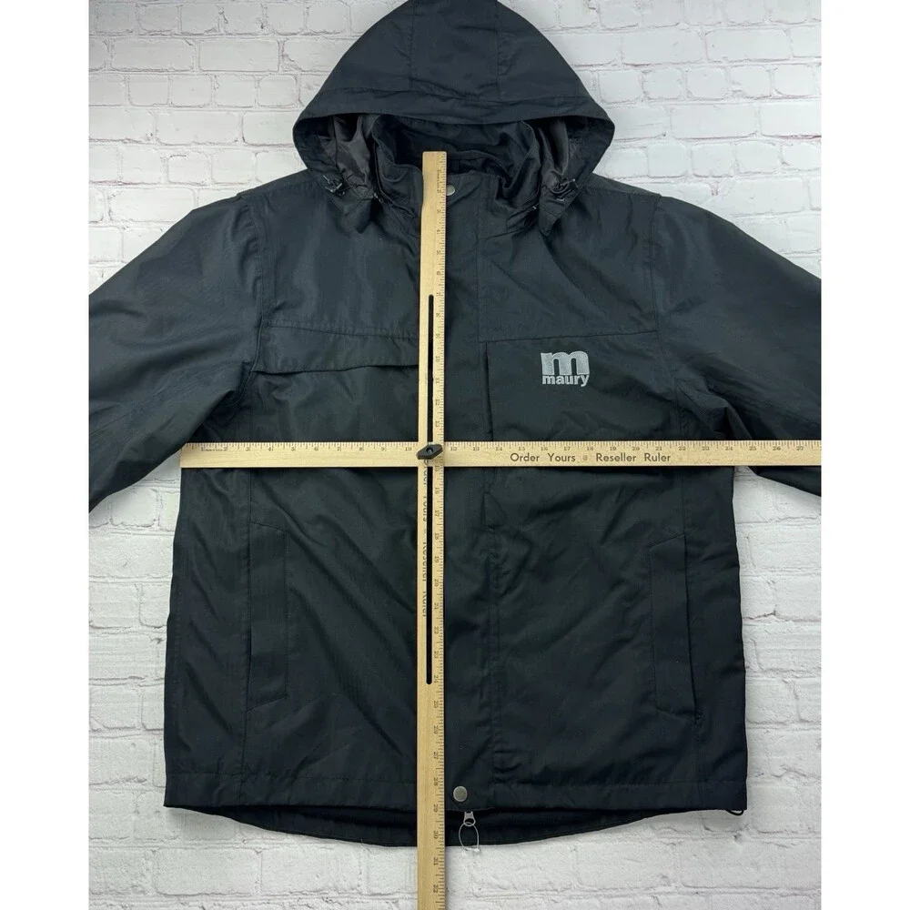 TV Maury Povich Show Black Jacket - RARE Crew gift - Adult Size Large L Maury